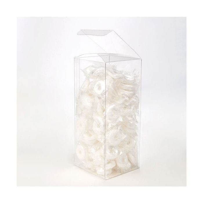 Plastlådor 7,6x7,6x17,8cm Kristallklart (50 st) [VB300]