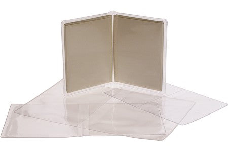 Vinylpåse "plånbok stil" 17,5x27cm (100 st) [VINA6]