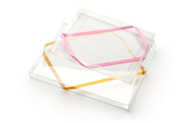 Resårband Vinyl Sträckas Transparent 40,5cm (50 st) [16CVL]