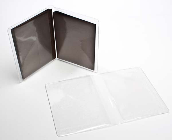 Vinylpåse "plånbok stil" 15,6x25,1cm (100 st) [VINA2]