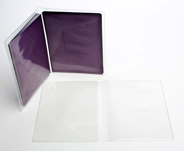 Vinylpåse "plånbok stil" 17,5x27cm (100 st) [VINA6]