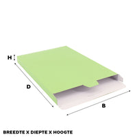 Shipping boxes 24x35x2,9cm Light green (50 pcs)