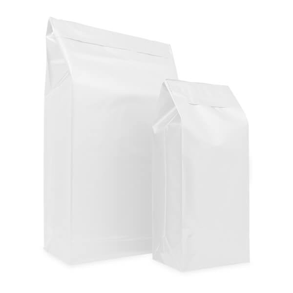 Plastic Mailing Bags 38+14x67 cm White (125 pcs)