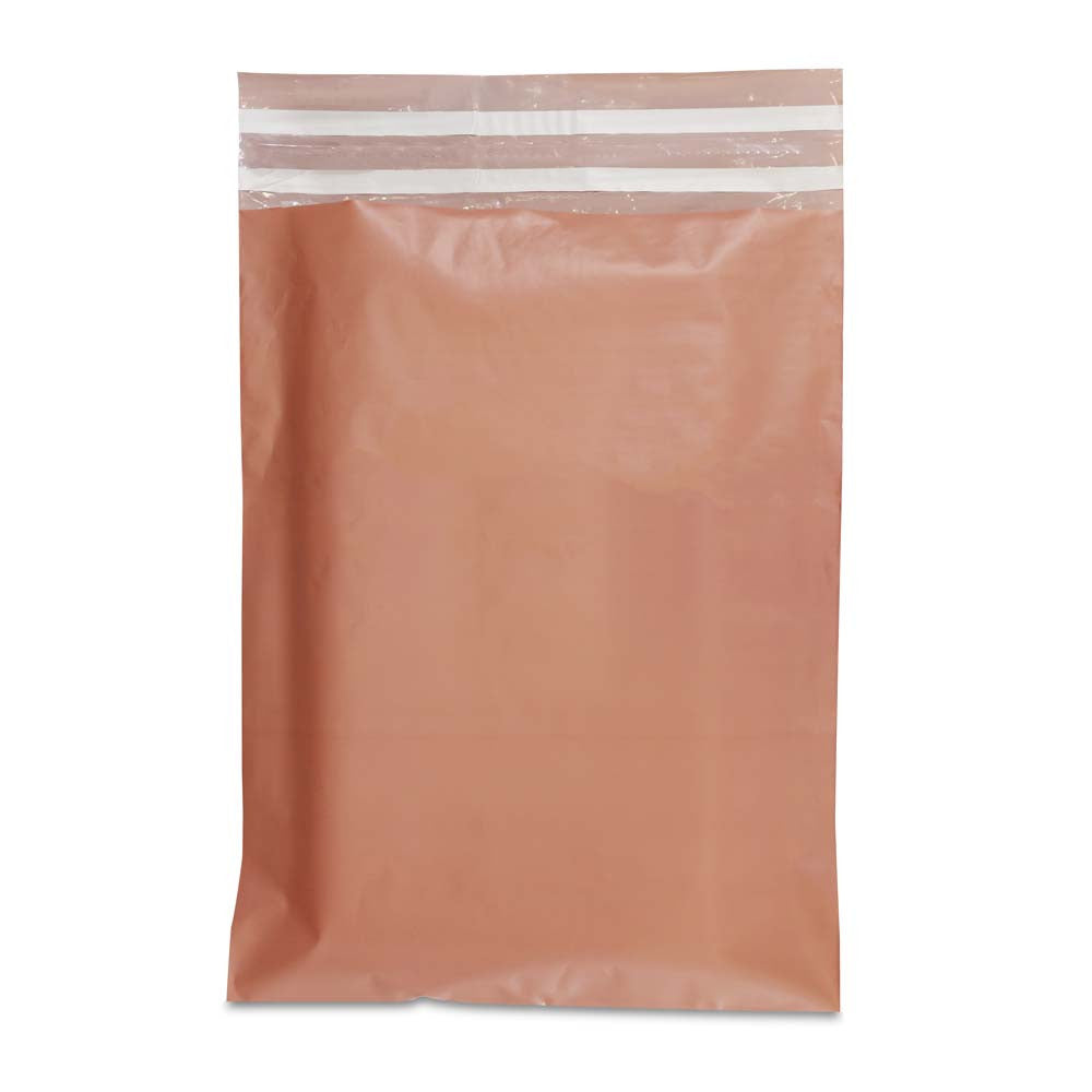 Plastförsändelsepåsar 25x35+8cm gammal rosa (250 st) [FP-VZQ052]