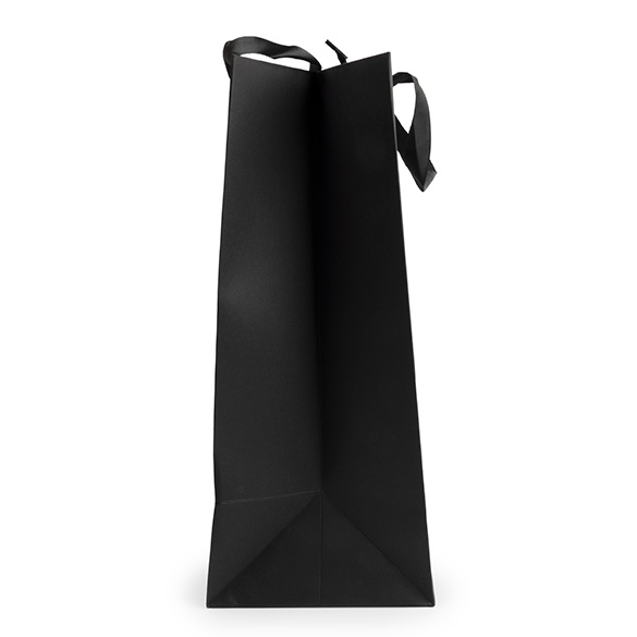 Presentpåsar Svart med Fönster 24,9x15,2x35,1cm (10 st) [GMBW3B]