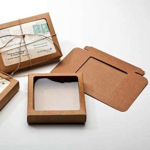 Papperslådor 11,4x2,2x14,9cm snitt Fönster (25 st) [WKR247]