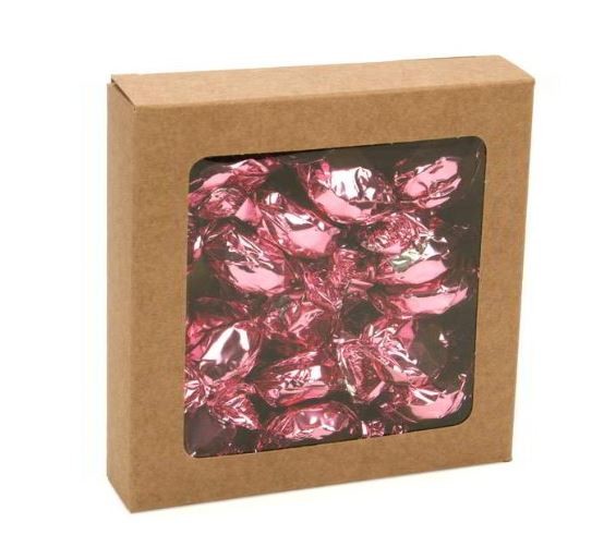 Papperslådor med Fönster 10,5x2,2x10,5cm (25 st) [WKRG245]