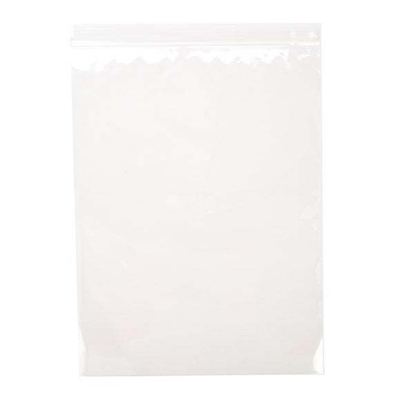 Zippåsar 23x30,5cm Kristallklart PP 75 mikron (100 st) [Z3C912]