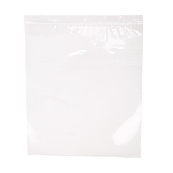 Zippåsar med häng hål 33x38cm Kristallklart PP 75 mikron (100 st) [Z3R1315]