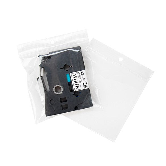 Zippåsar med häng hål 10x10cm Kristallklart PP 75 mikron (100 st) [Z3R44]