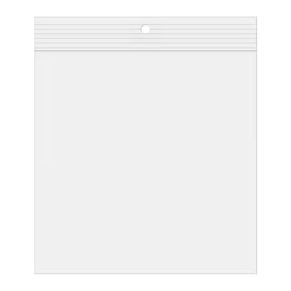 Zippåsar med häng hål 33x33cm Kristallklart PP 100 mikron (100 st) [Z4R1313]