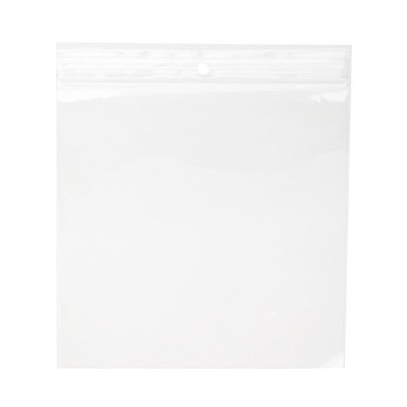 Zippåsar med häng hål 15x15cm Kristallklart PP 100 mikron (100 st) [Z4R66]