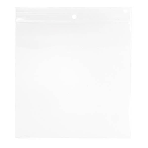 Zippåsar med häng hål 15x15cm Kristallklart PP 100 mikron (100 st) [Z4R66]
