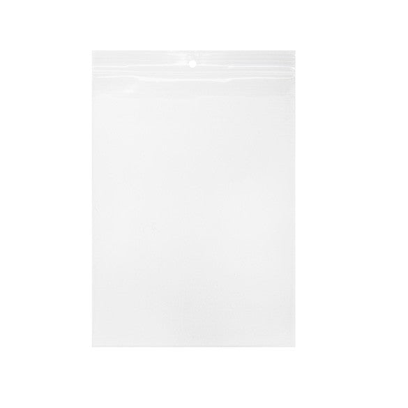 Zippåsar med häng hål 15x20,5cm Kristallklart PP 100 mikron (100 st) [Z4R68]