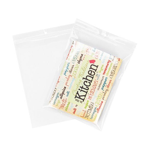 Zippåsar med häng hål 15x20,5cm Kristallklart PP 100 mikron (100 st) [Z4R68]
