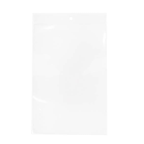 Zippåsar med häng hål 15x23cm Kristallklart PP 100 mikron (100 st) [Z4R69]