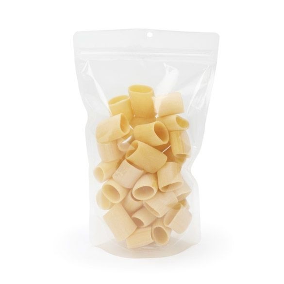 Stå upp påsar Transparent 17x9x28.5cm | 340 gram Med hängande hål (100 st) [ZBG4H]