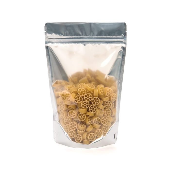 Stå upp påsar Transparent/Svart 8x5x13cm | 28 gram (100 st) [ZBGB1]