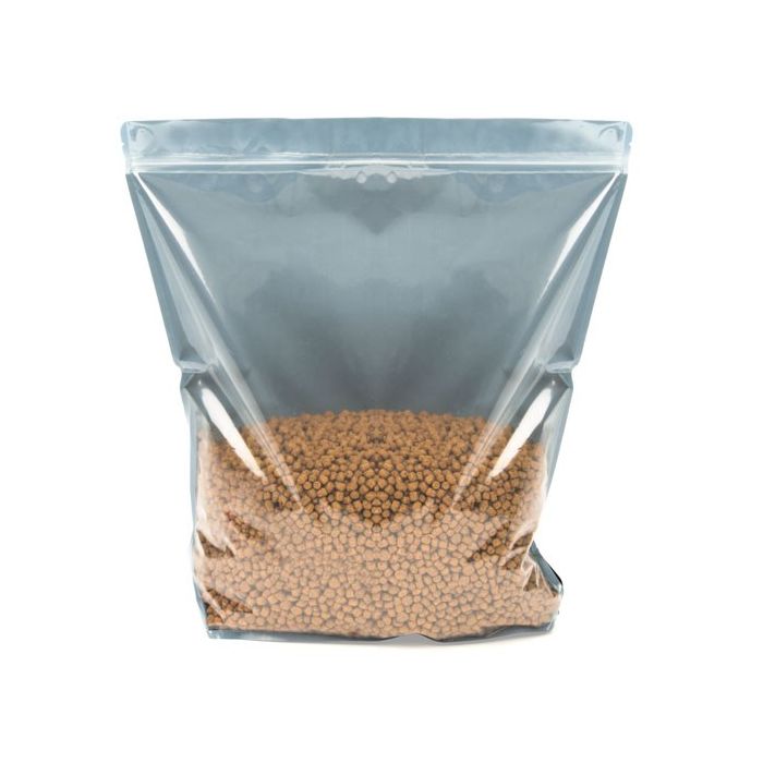 Stå upp påsar Transparent/Mat Svart 30,5x12,7x37,5cm (50 st) [ZBGB8]