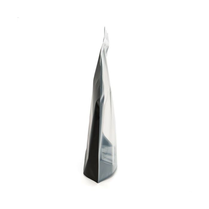 Stå upp påsar Transparent/Svart 17x9x28,5cm | 340 gram (100 st) [ZBGB4]