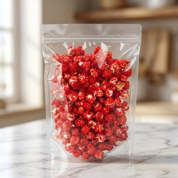 Stå upp påsar Transparent 21x8,9x29,2cm laminerade | 510 gram (100 st) [ZBGCC5]
