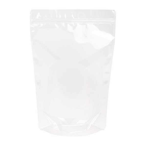 Stå upp påsar Transparent 22,9x12,1x34,3cm laminerade | 907 gram (100 st) [ZBGCC6]