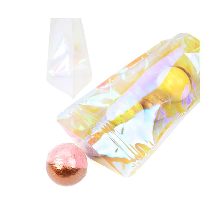 Stå upp påsar Holografisk 14,9x8,9x23,2 cm (25 st) [ZBGI7]