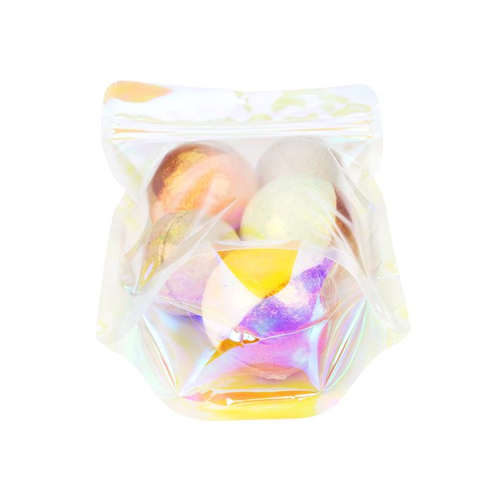 Stå upp påsar Holografisk 14,9x8,9x23,2 cm (25 st) [ZBGI7]