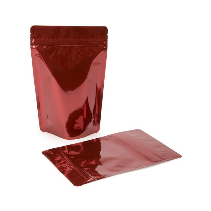 Stå upp påsar Röd 15x9x23,2cm | 312 gram (100 st) [ZBGM7R]