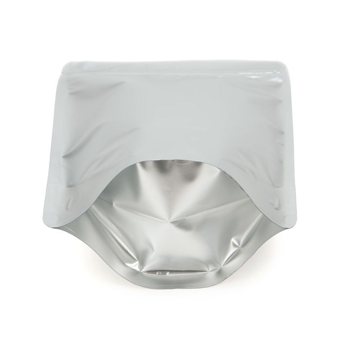 Stå upp påsar Silver 15x9x23,2cm | 312 gram (100 st) [ZBGM7S]