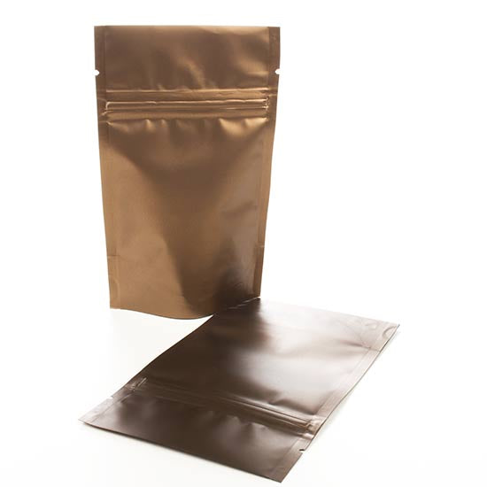 Stå upp påsar Brons 17x8x28,5cm | 340 gram (100 st) [ZBGM4BZ]