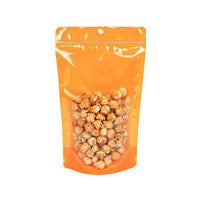 Stand Up Pouches Transparent/Neon Orange 17,2x8,9x28,6 cm
