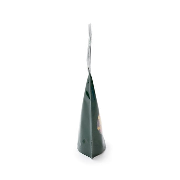 Stå upp påsar Grön med oval Fönster 17x9x28,5cm | 340 gram (100 st) [ZBGO4HG]