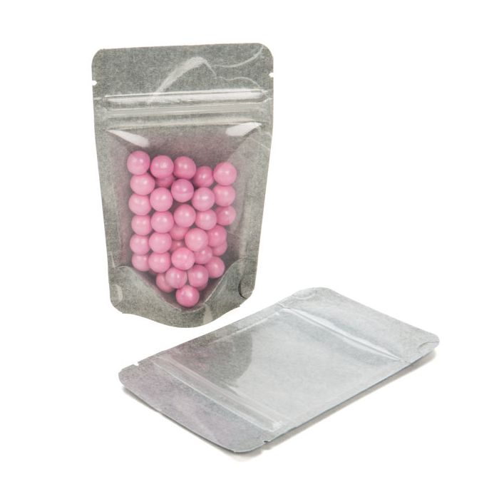 Stå upp påsar Rispapper Transparent/Svart 7,9x5,1x13cm | 28 gram (100 st) [ZBGR1BC]