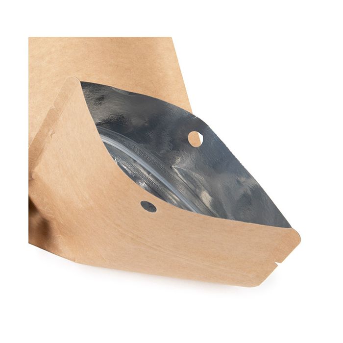 Stå upp påsar Kraft 10,8x6x23,8 cm (100 st) [ZBGSK1N]