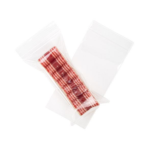 Blixtlåspåsar 7,5x15cm Kristallklart PP 50 mikron (100 st) [ZC36]