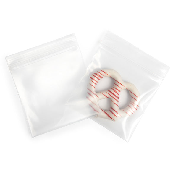Blixtlåspåsar 10x10cm PE 150 mikron (100 st) [6PE44]