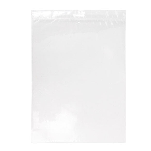 Blixtlåspåsar med Eurohål och lufthål 23x30,5cm Kristallklart PP 50 mikron (100 st) [ZE912V]