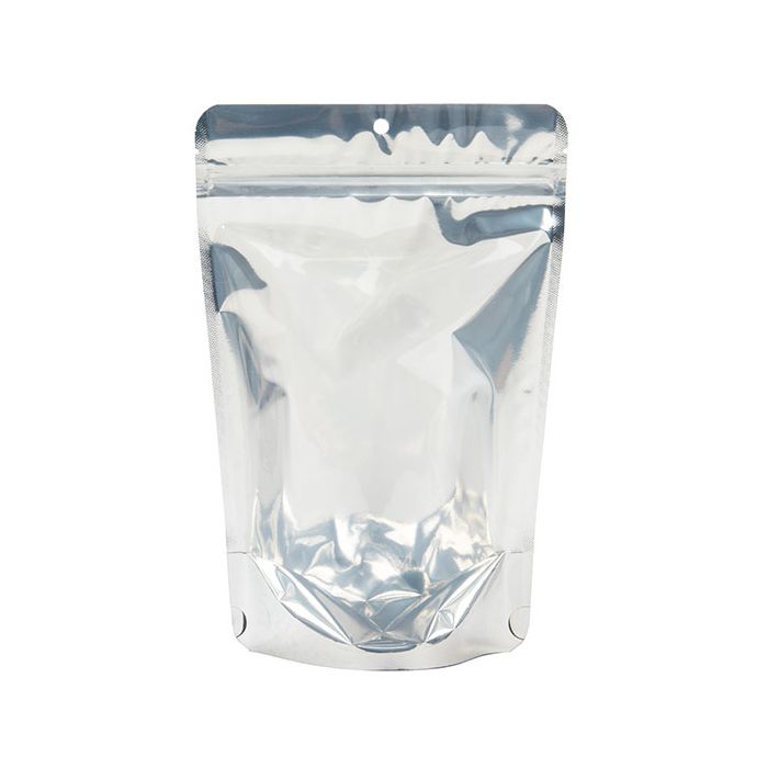 Stå upp påsar med svart baksida 15 x 9 x 23 cm med hängande hål (100 st) [ZBGB7H]