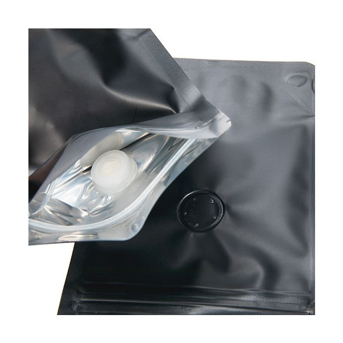 Stå upp påsar Black 10,2x6x15,2cm w/Valve (100 st) [ZBGM2MBV]