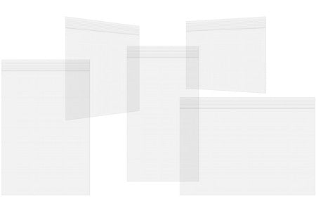 Blixtlåspåsar 7,5x20,5cm PE 100 mikron (100 st) [4PE38]