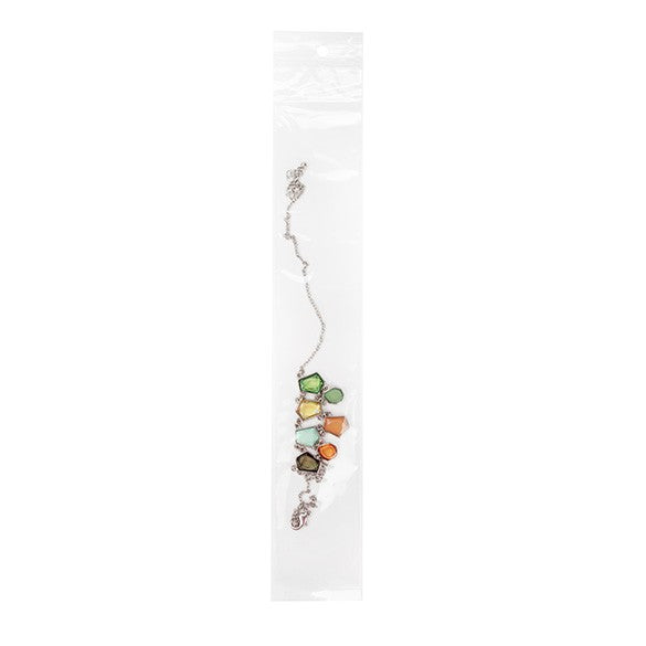 Blixtlåspåsar med häng hål 5x30,5cm Kristallklart PP 50 mikron (100 st) [ZR212]