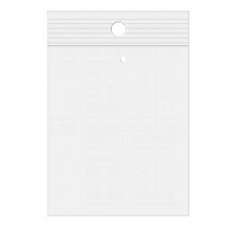 Zippåsar med häng hål och lufthål 15x23cm Kristallklart PP 75 mikron (100 st) [Z3R69V]