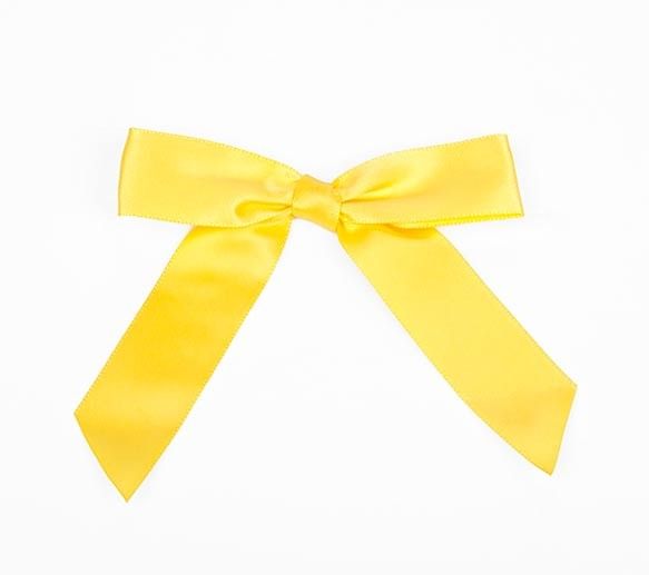 Daffodil Pre-tied Bow 2.2cm (100 Pieces) [BOW7DA]