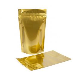 Stå upp påsar Guld 17x8x28,5cm | 340 gram (100 st) [ZBGM4G]