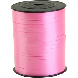 Presentsnöre, B: 5 mm, rosa, 400 m/ 1 rl. [HOB-557442]