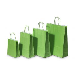 Papperskassar Grön 18+8x22cm Kraft Papper 90 gram (50 st) [PAM1822GR]