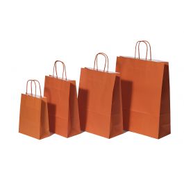 Papperskassar Orange 26+12x35cm Kraft Papper 90 gram (50 st) [PAM2635OR]