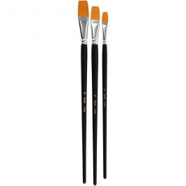 Gold Line-penslar, nr. 12+16+20, L: 30-33 cm, B: 12-20 mm, platta, 3 st./ 1 förp. [HOB-100276]