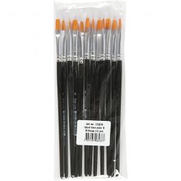 Gold Line-penslar, nr. 11, L: 19 cm, B: 9 mm, platta, 6 st./ 1 förp. [HOB-10212]